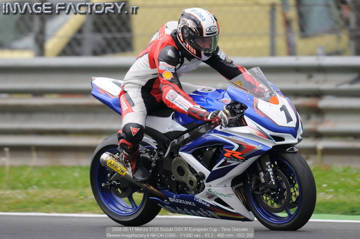 2008-05-11 Monza 3125 Suzuki GSX R European Cup - Timo Gieseler